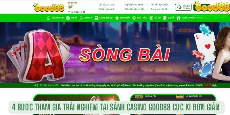 Tham gia vào sảnh casino đơn giản nhanh chóng